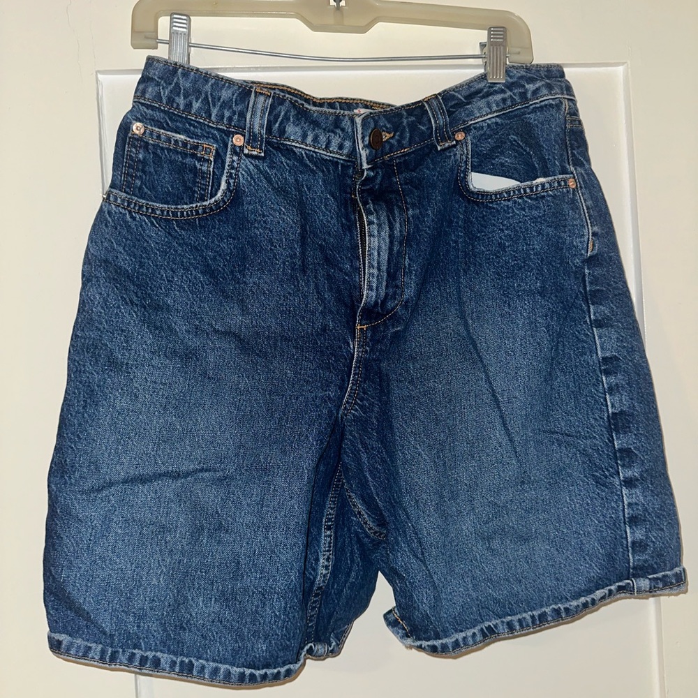 Blue Denim Shorts